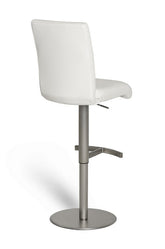 Modrest T 1206 Modern White Eco Leather Bar Stool Model VGCBT1206-WHT